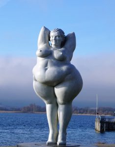 Estatua de obesa